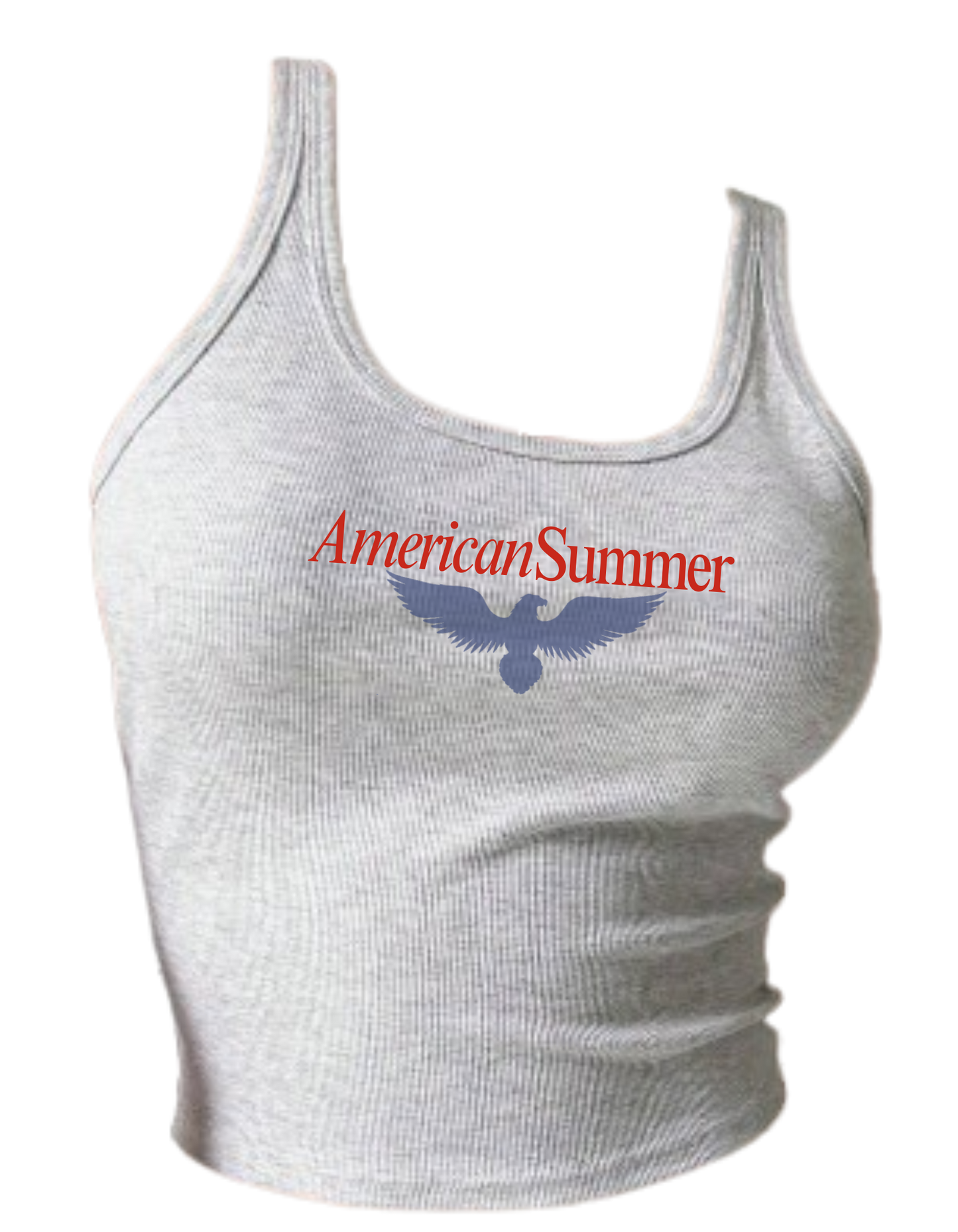 AMERICAN SUMMER GRAY TANK