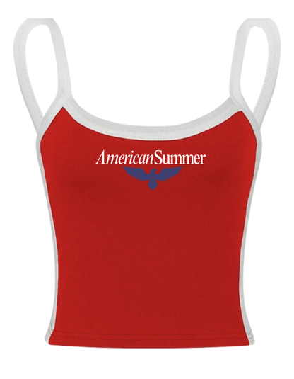 AMERICAN SUMMER RED TANK