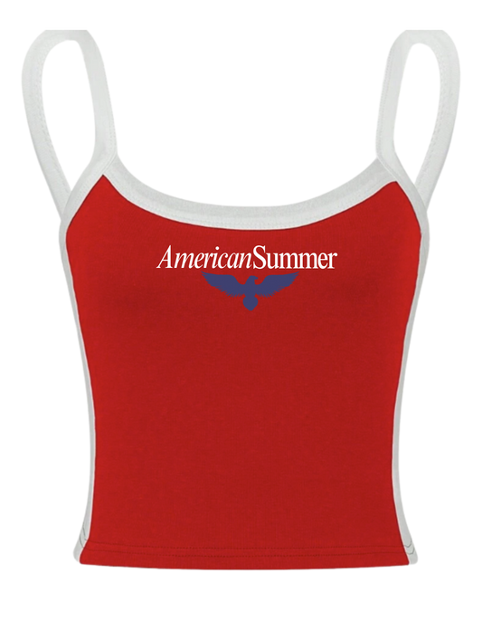 AMERICAN SUMMER RED TANK